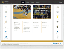 Tablet Screenshot of judobrasilia.com.br